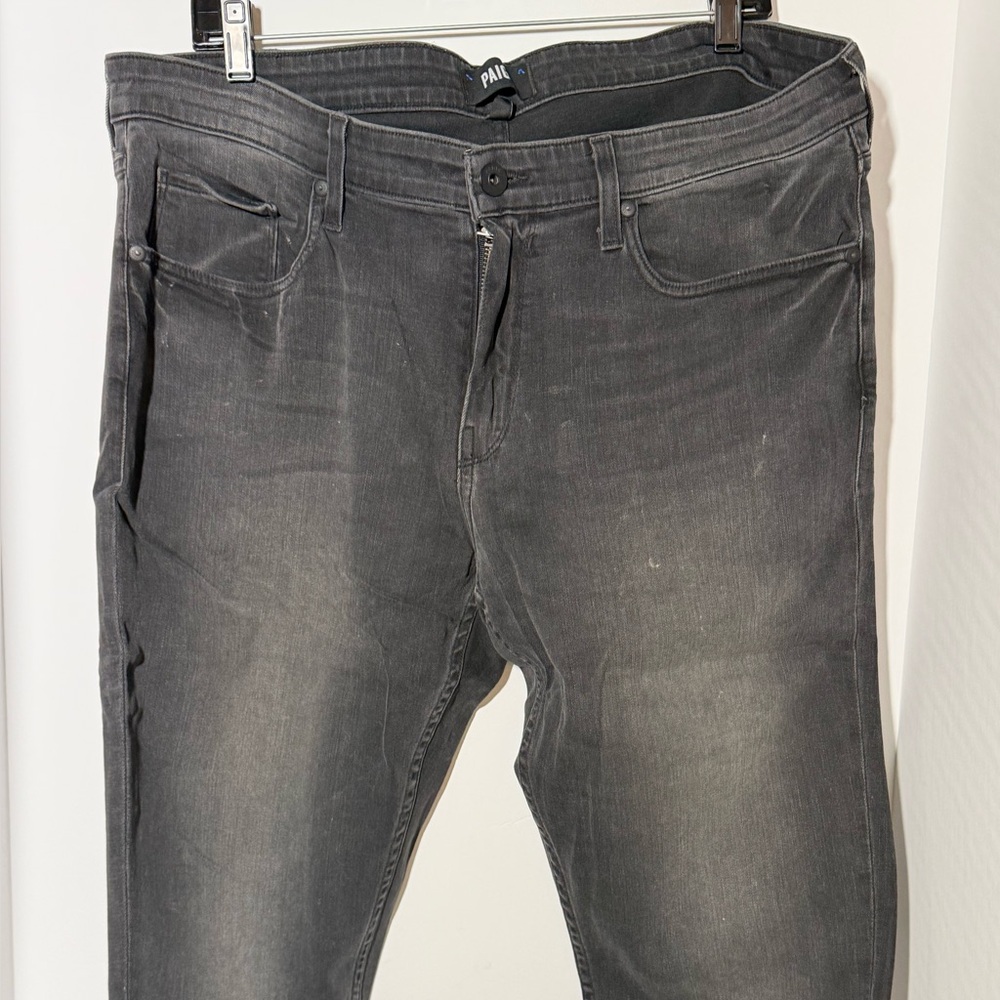 PAIGE Men's Charcoal Slim Jeans